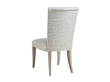 Lexington Barclay Butera Serra Upholstered Side Chair - Casual Elegance With Soft Linen Fabric And Flared Saber Legs For Comfort Dune  926-882-40