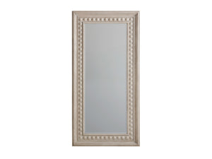 Lexington Barclay Butera Carbon Floor Mirror - 80-inch Tall Design With Circular Detail, Perfect For Elegant Bedroom Spaces Dune  926-902