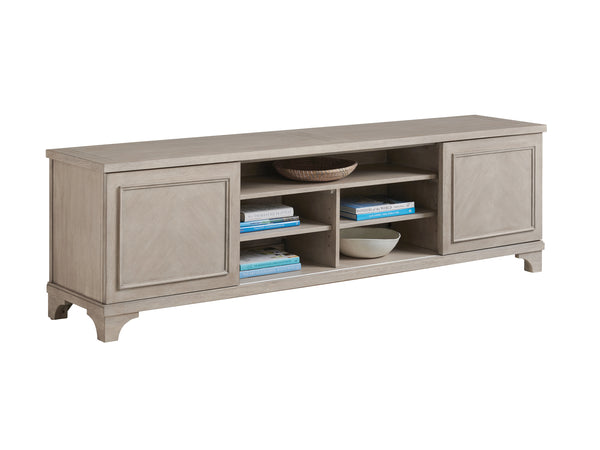 Lexington Barclay Butera Geoffrey Media Console - Chic Malibu-inspired Design With Ample Storage And Elegant Style Elements Dune  926-908