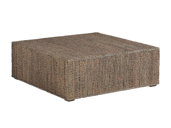 Lexington Barclay Butera Decker Woven Cocktail Table - Embrace Coastal Elegance With Natural Textures And Timeless Design Dune  926-944
