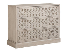 Lexington Barclay Butera Adamson Hall Chest - Elegant Malibu-inspired Design With Sinuous Figure-eight Drawers And Plinth Base Dune  926-973