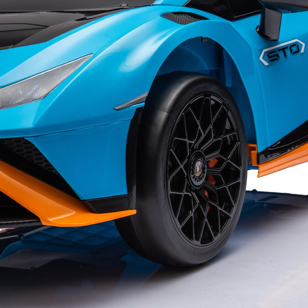 English Elm Lamborghini Huracan Sto 24v Kids Ride on Drift Car with Led Lights and Remote W1578P210769
