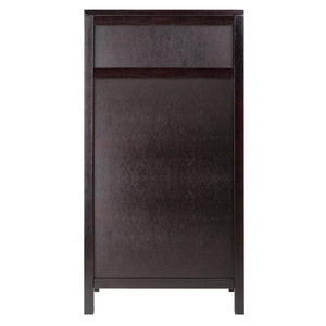 Winsome Wood Ancona 24-bottle Wine Cabinet In Espresso Finish - Stylish Storage With Drawer For Wine Accessories Espresso Solid ,Composite Wood 92738-winsome-wood