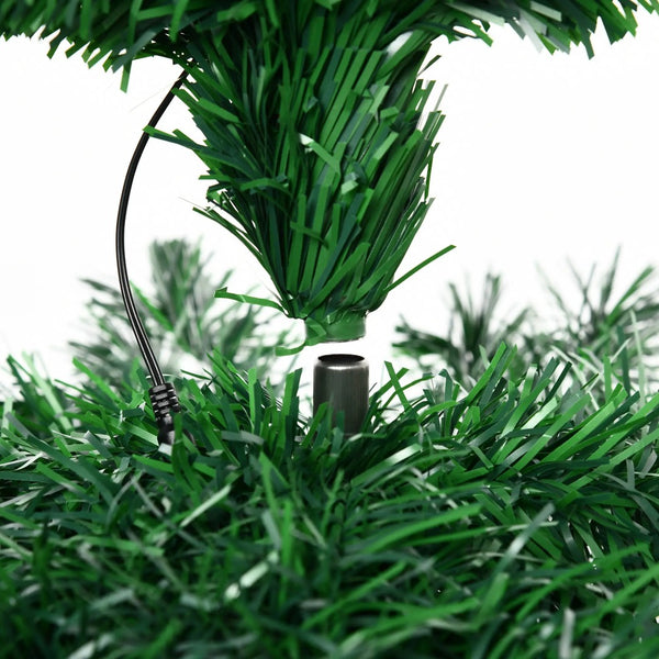 English Elm 6' Douglas Fir Artificial Tree with Fiber Optic Led Lights and 230 Pvc Branch Tips T3971P404171
