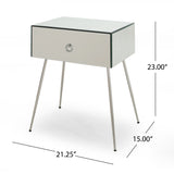 Christopher Knight Home® - Noble House - Corregidor Modern Mirrored Accent Table