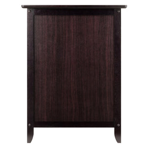 Winsome Wood Eugene Accent Table - Versatile Espresso Nightstand With Storage Drawer & Elegant Satin Knobs Espresso Solid ,Composite Wood 92815-winsome-wood