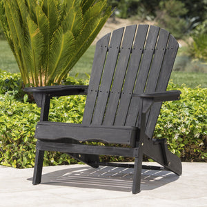 English Elm Christopher Knight Home® - Malibu Rustic Adirondack Chair – Durable Acacia Wood, Comfortable Design, Weather-Resistant Finish N770P241668B