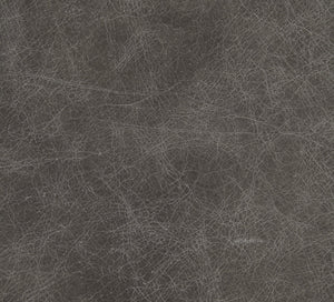 English Elm Metier Gray Top Grain Leather Power Motion Recliner with Aluminum Frame, Foam Comfort, 220 lb Capacity B2726P280176