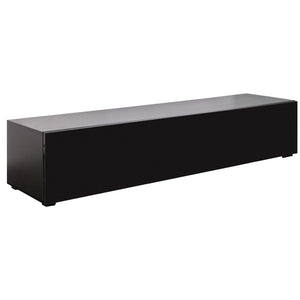 English Elm Modern Floating Media Console with Drop Down Doors and Display Shelf for Living Rooms W331P361255