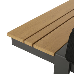 English Elm Christopher Knight Home® - Sterling Left Arm Sofa Seater - Stylish Indoor/Outdoor Seating With Faux-Wood Accents & Cushions 68035.00FGRY