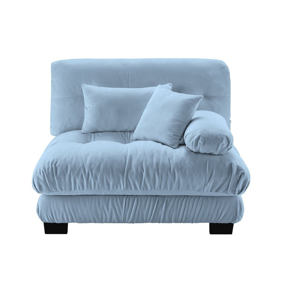 English Elm Pariss Modular Sectional Sofa Unit in Plush Chenille with Deep Seat and Two Pillows W714P284886