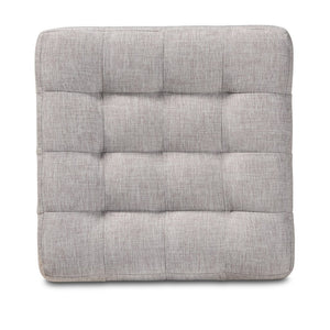 Baxton Studio Baxton Studio Elladio Modern Upholstered Tufted Ottoman Set of 2 - Stylish, Versatile Seating Solution BBT5127-Greyish Beige-Otto