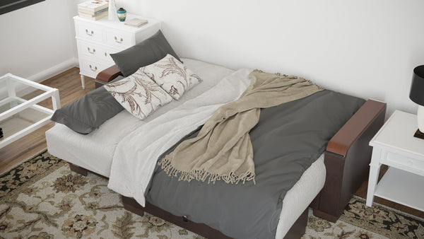 English Elm Primenest Zenaero Convertible Chaise Lounge With Storage - Stylish & Versatile Seating Solution! B030P303553-GIGA