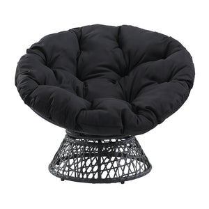 OSP Home Furnishings Papasan Chair Black