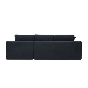 English Elm Cloud Sectional Sofa High Density Foam Deep Seat Modern Living Room Couch W5568S00002