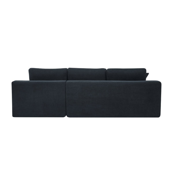English Elm Cloud Sectional Sofa High Density Foam Deep Seat Modern Living Room Couch W5568S00002
