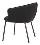 Essen Dining Chair Black & Bronze 110102 Zuo Modern