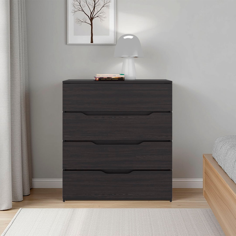 English Elm Aralia Four Drawer Dresser Natural Oak Finish Scandinavian Bedroom Storage B097P474286