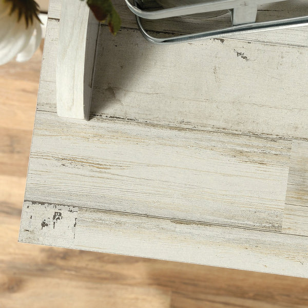 English Elm Bookcase, Modern White Finish With Ten Cubbies For Stylish Storage And Display In Any Room B356P402783
