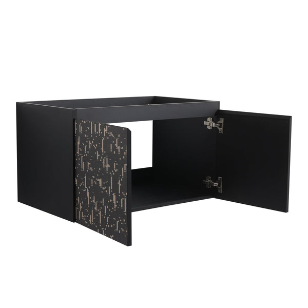 English Elm Bathroom Cabinet Door Panel - Artfully Designed For 30-Inch Vanities, Easy Upgrade & Durable Finish W999P180095