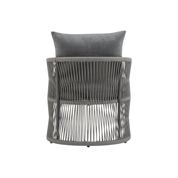 English Elm Christopher Knight Home® - [Set Of 2] Modern Gray Lounge Chairs With Curved Aluminum Frame & Cushions For Stylish Comfort Outdoors N767P237033G_2