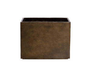 Sunpan LEILANI PLANTER - MEDIUM - ELEGANT ANTIQUE BRONZE DESIGN FOR UPSCALE INTERIORS & OUTDOOR SPACES Gold 111141