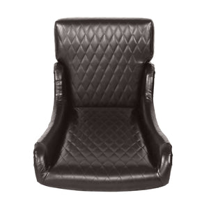 English Elm 23.03" Wide Pu Leather Wingback Accent Chair with Tall Back and Solid Birch Legs W680P421537