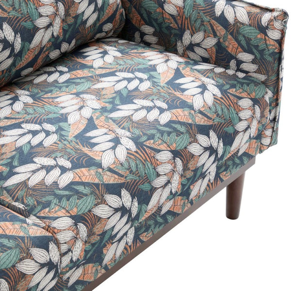English Elm Modern Chenille Loveseat with Pocket Spring Cushions and Rubberwood Legs for Living Room Green N763P347228F