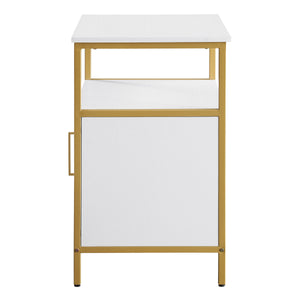 OSP Home Furnishings Modern Life Utility Table White