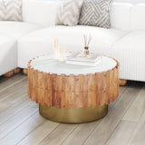 Bombay Coffee Table Natural 109764 Zuo Modern