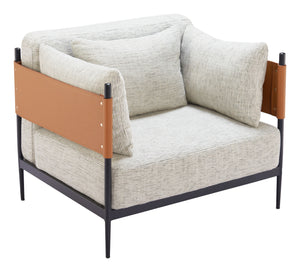 Stirbe Armchair Gray 110344 Zuo Modern