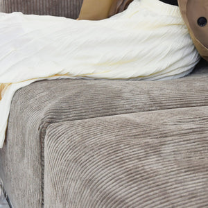 English Elm Pixel Modern Modular Sofa – Versatile L-Shaped 4-Seater Corduroy Comfort For Family Spaces B341S00025-GIGA