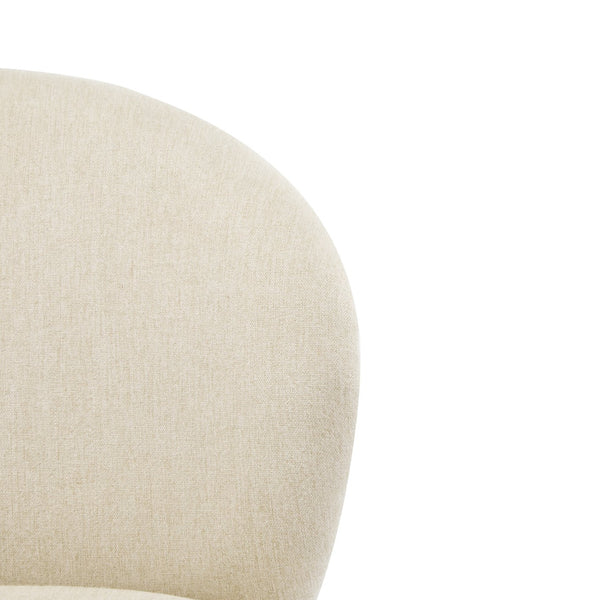 English Elm Christopher Knight Home® - Kira Upholstered Bar Stool Set of 2 — Stylish Low-Back Counter Seating with Cushioned Fabric and Metal Frame for Comfort and Stability Beige+Gold N775P263305B