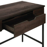 OSP Home Furnishings Contempo Sit-To-Stand Desk Ozark Ash