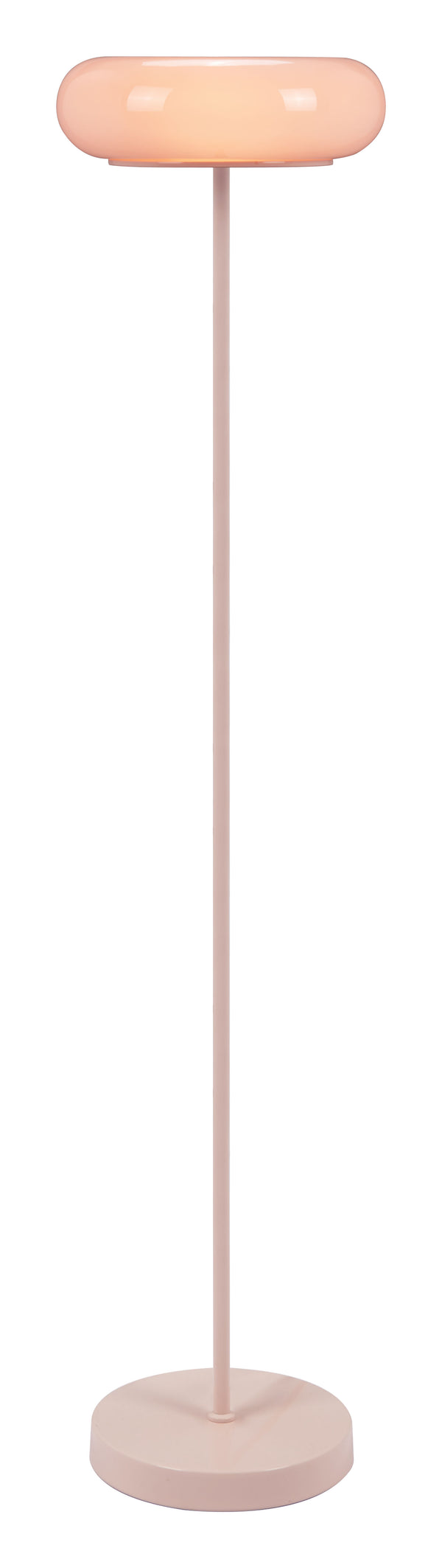 Zuo Modern Munk Floor Lamp Pink - Modern Design In High-quality Pvc & Steel For Chic Home Décor & Versatility Pink Pvc,Steel 56180-zuo-modern