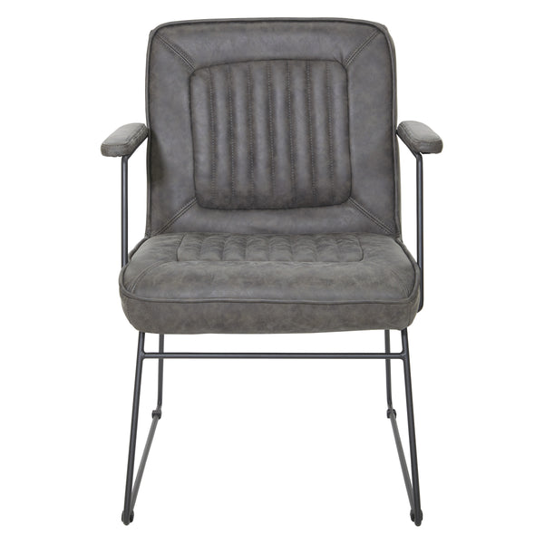 OSP Home Furnishings GT Chair Charcoal
