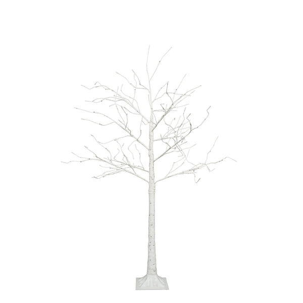 English Elm Set of Lighted Birch Tree with 216 Warm White LEDs, 3-Sizes 4/5/6FT, Indoor/Outdoor Romantic Decor N710P181843Y