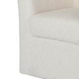 Christopher Knight Home® - Noble House - - Teddy Velvet Swivel Chair, White, No Installation Required