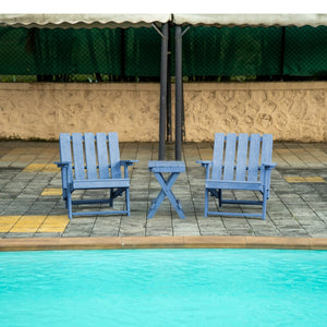 English Elm Shoreline Recycled Hdpe Folding Adirondack Chair Fully Assembled Modern Patio Seating Blue B2745P409684