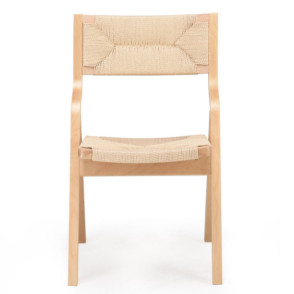 English Elm Recliner Foldable Rattan Upholstered Rocker Chair with Side Pocket, Ergonomic 110°–160° Recline, Natural Wood Finish T3623P380465