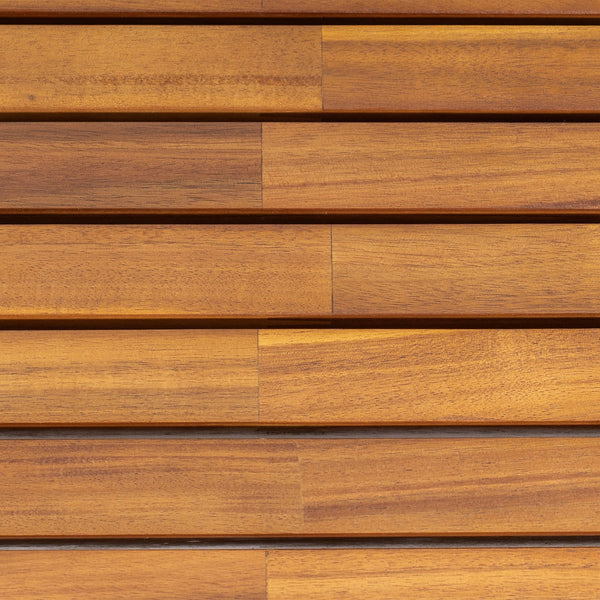 English Elm Christopher Knight Home® - Melow Acacia Wood Coffee Table Teak Finish — Ready-to-Use Hollowed Elongated Design, 50.5" L N775P361822T