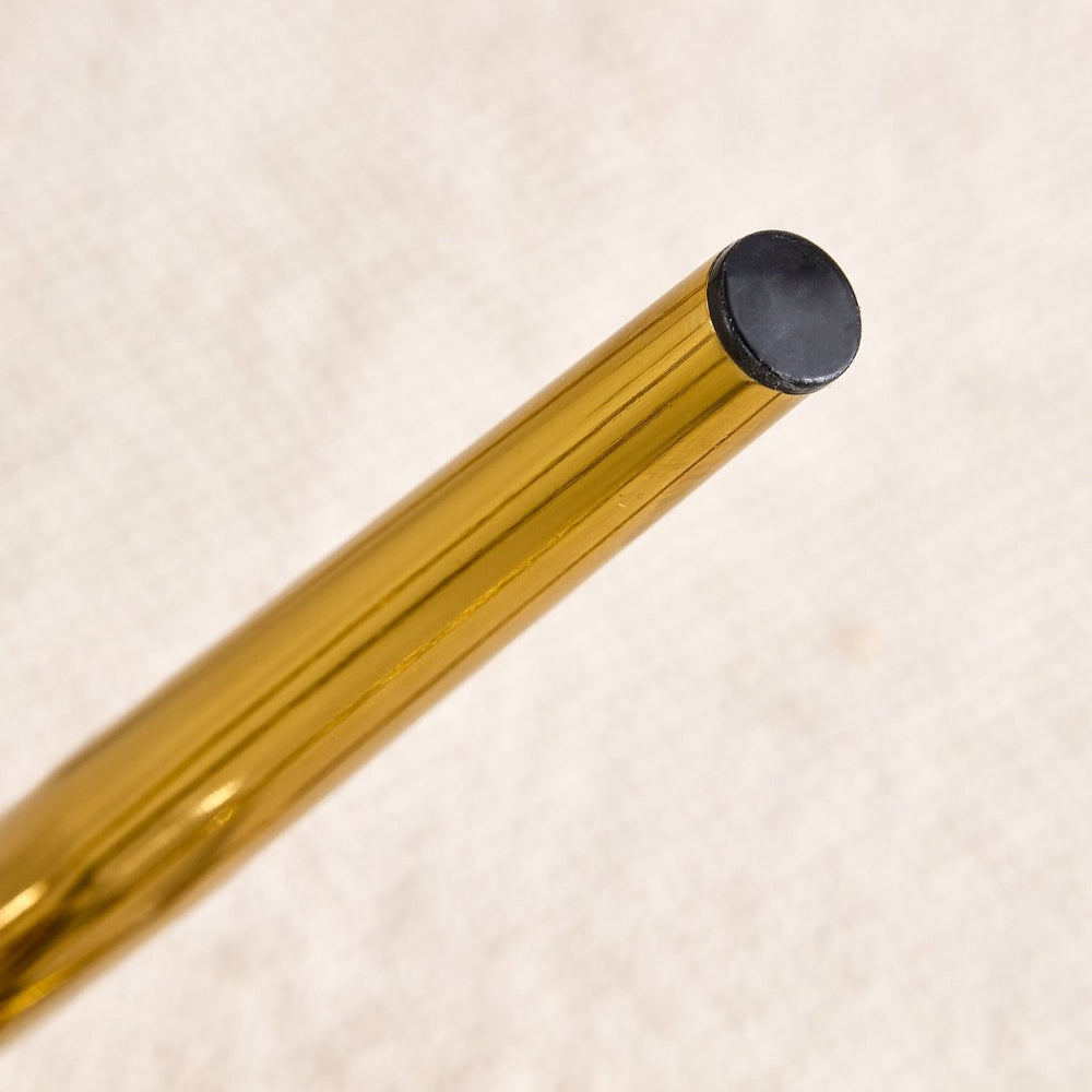 English Elm Table Modern 5-Piece Set: Circular Tempered Glass Dining Table With 4 Transparent Chairs & Gold Legs W1151S02864-GIGA