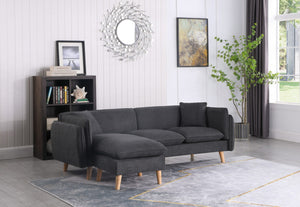 English Elm Brando Modular Sectional Sofa with Chaise Pocket Coil Support for Living Rooms B2749P413234