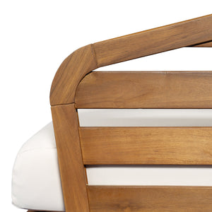 English Elm Christopher Knight Home® - Royal Acacia Patio Right-Arm Sofa Set - Elegant Outdoor Seating With Plush Cushions For Comfort N773P291730B