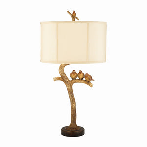 Three Bird Light 31'' High 1-Light Table Lamp - Black 93-052 Elk Home