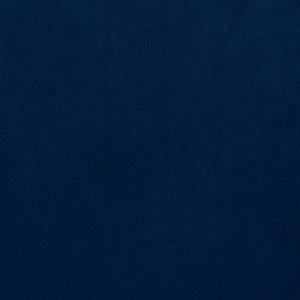 Baxton Studio Baxton Dylin 7-Piece Navy Blue Velvet Dining Set with Button-Tufted Chairs and Dark Brown Wood Finish BBT5158-Navy Blue/Dark Brown-7PC Dining Set