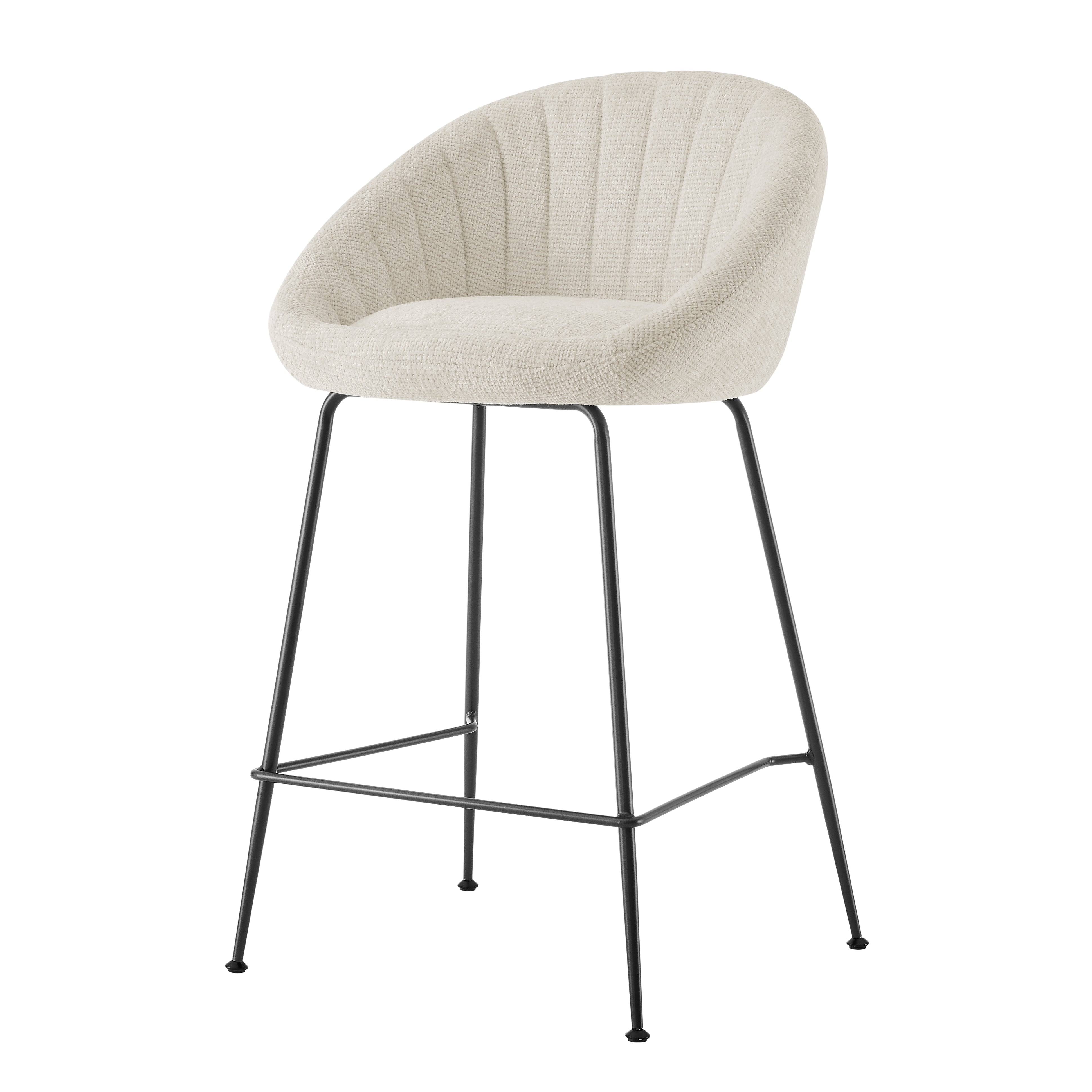 New Pacific Direct Watson Fabric Counter Stool - Thumbnail 5