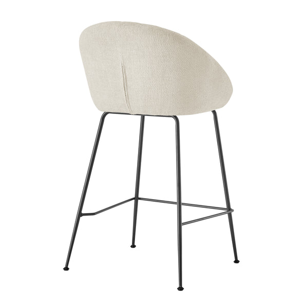 New Pacific Direct Watson Fabric Counter Stool - Set of 2 Haga Ivory 21 x 20 x 34.5