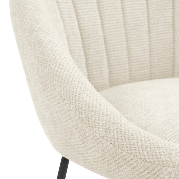 New Pacific Direct Watson Fabric Counter Stool - Set of 2 Haga Ivory 21 x 20 x 34.5