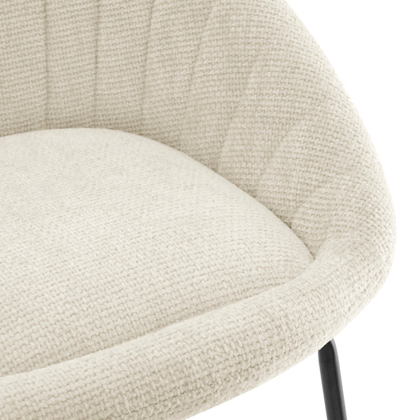 New Pacific Direct Watson Fabric Counter Stool - Set of 2 Haga Ivory 21 x 20 x 34.5